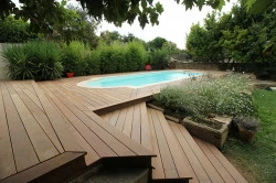 Pose terrasse bois en Dordogne